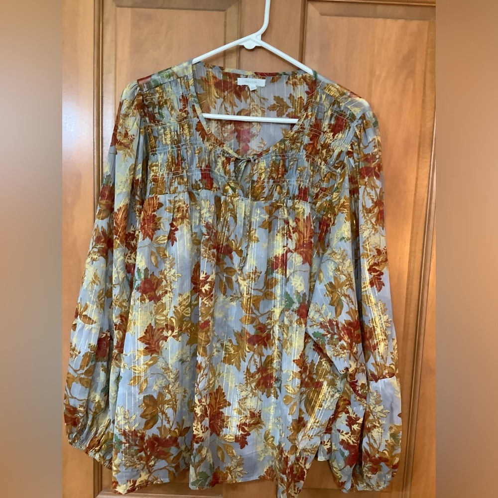 Maurices Floral Blouse - Multicolor